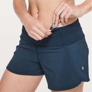Lululemon Run Times shorts size 4 in true navy.